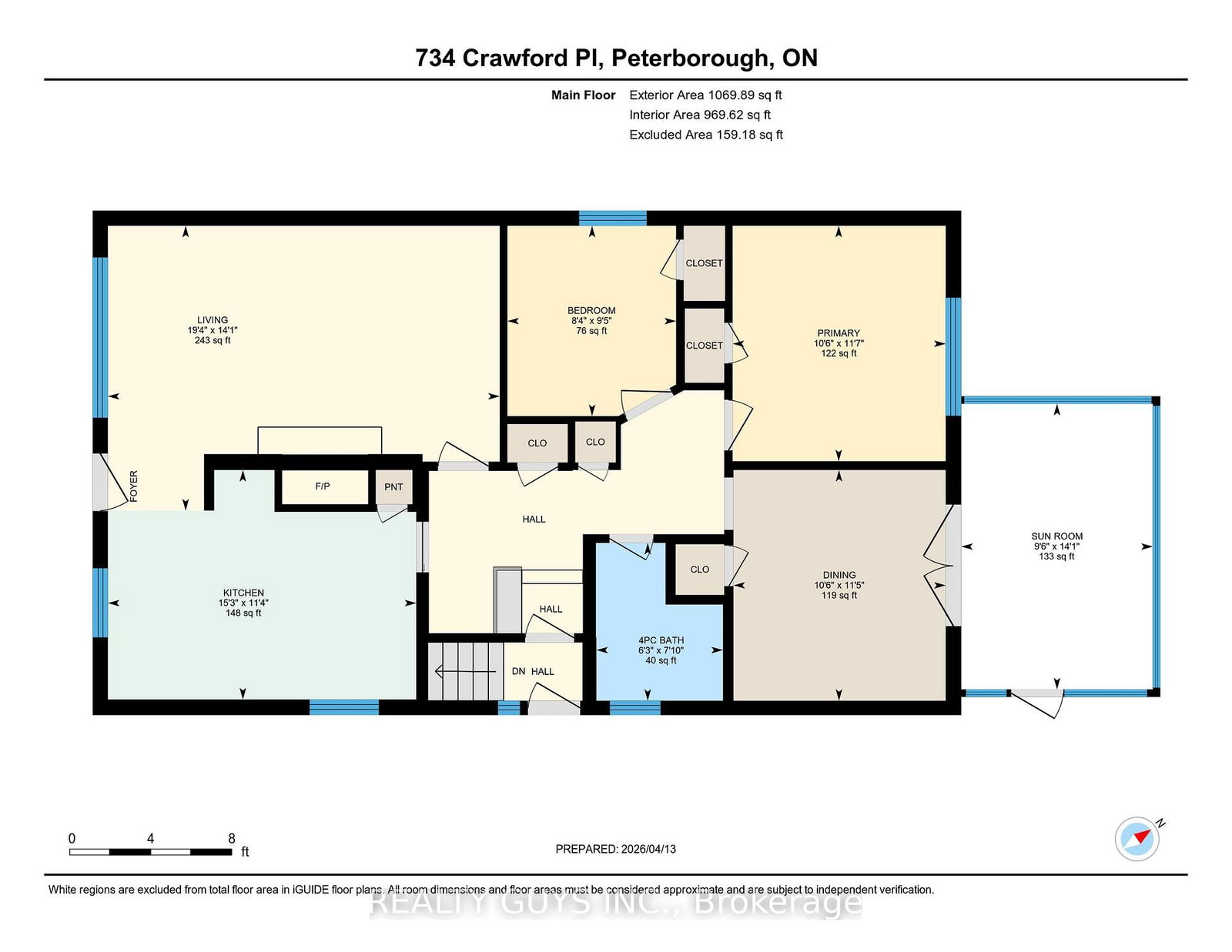 Detached House for sale at 734 Crawford Place, Peterborough, Ontario, K9J 3X3 - Otonabee Ward 1 - MLS: X12996340