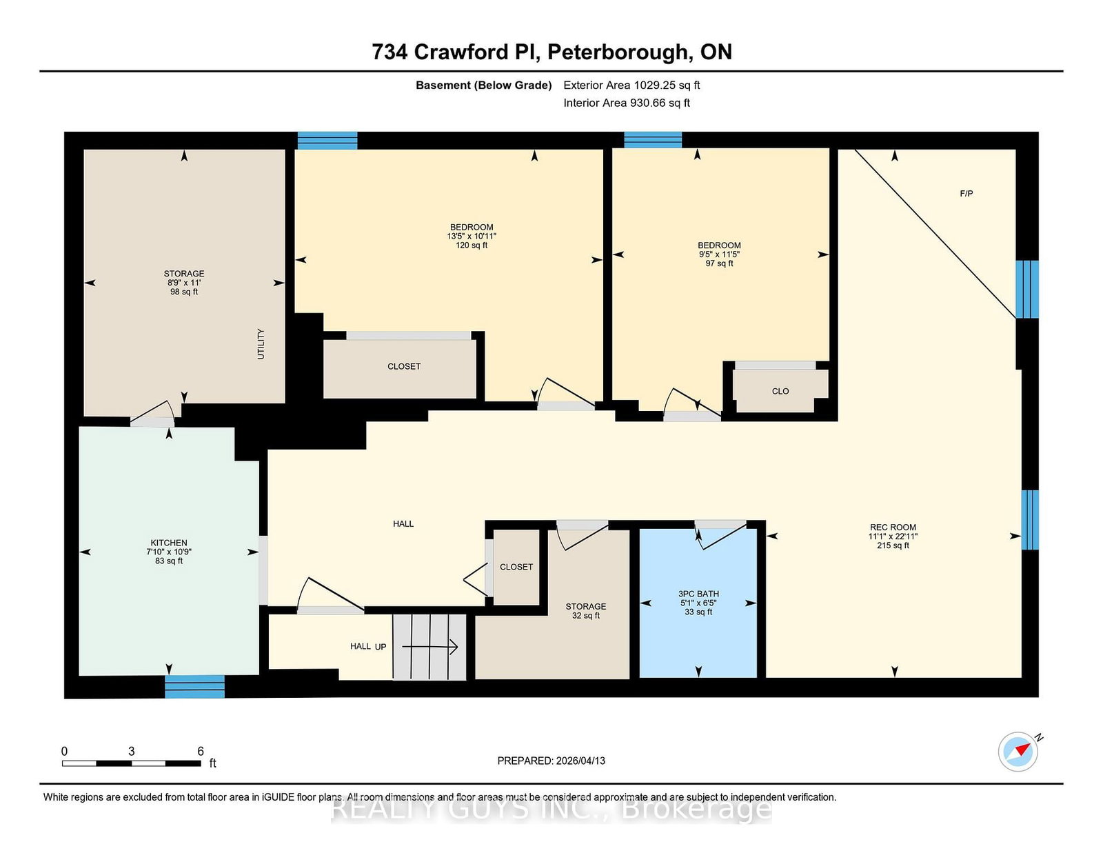 Detached House for sale at 734 Crawford Place, Peterborough, Ontario, K9J 3X3 - Otonabee Ward 1 - MLS: X12996340