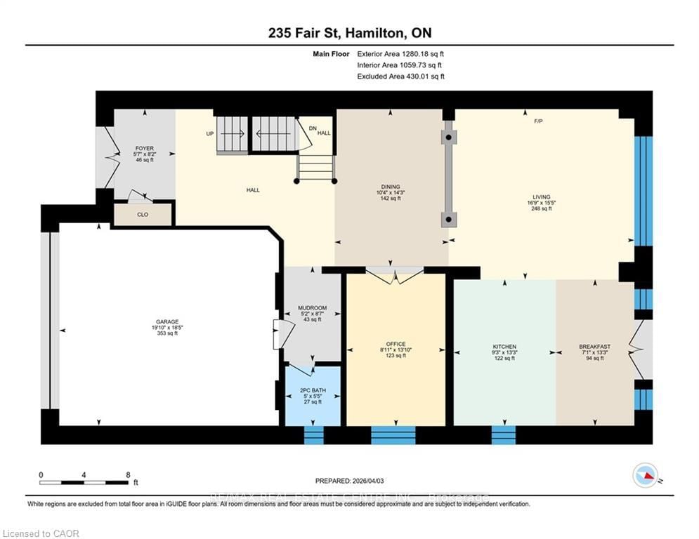 Detached House for sale at 235 Fair Street, Hamilton, Ontario, L9K 0B9 - Meadowlands - MLS: X13002634