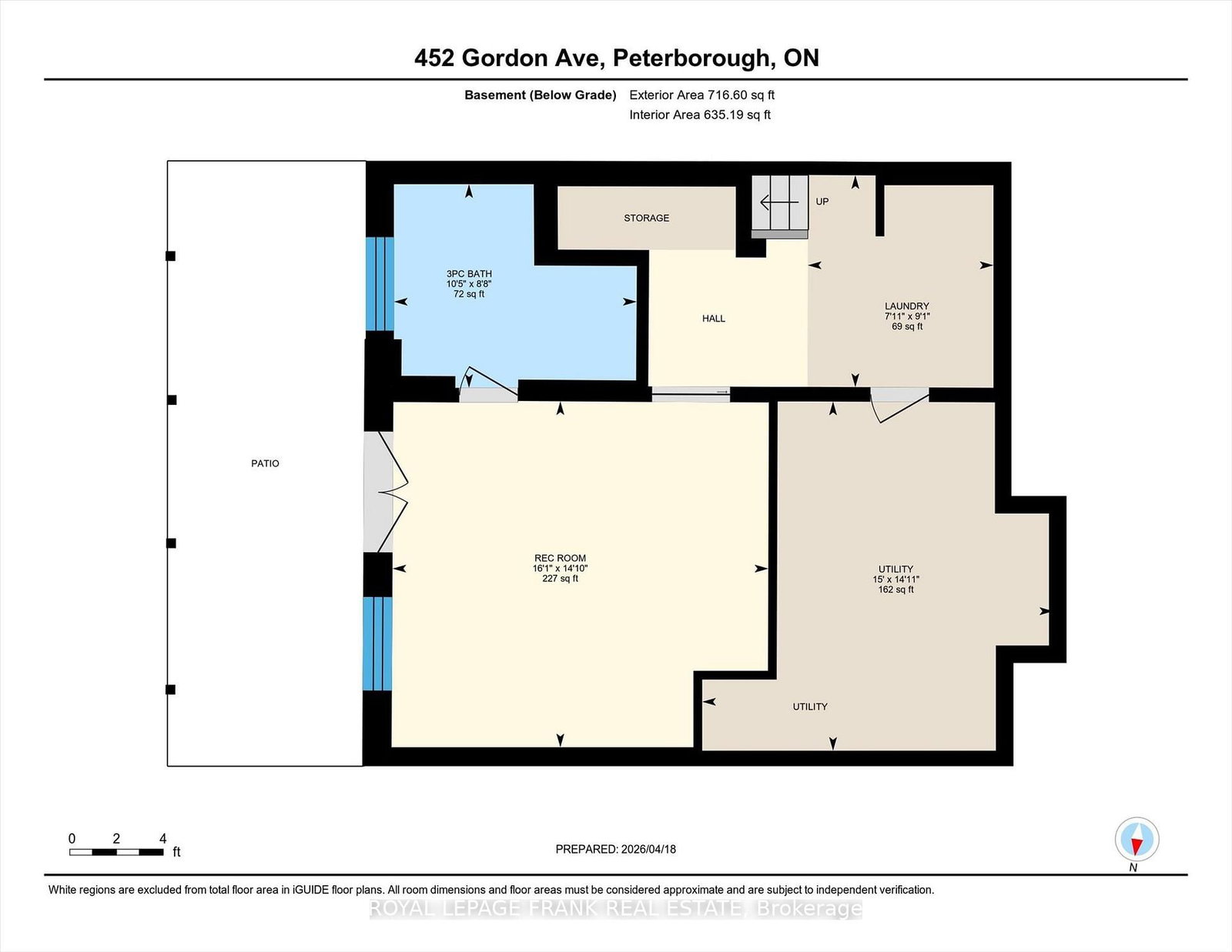 Detached House for sale at 452 Gordon Avenue, Peterborough, Ontario, K9J 6G5 - Town Ward 3 - MLS: X13019524