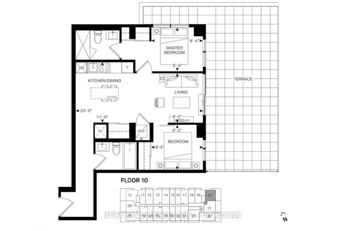 1 JARVIS Street, Unit 1020