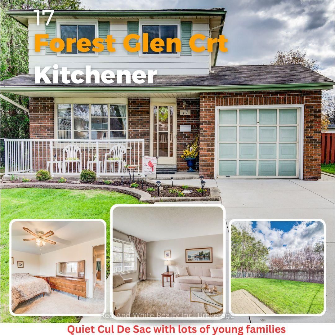 Detached House for sale at 17 Forest Glen Court, Kitchener, Ontario, N2N 1E1 - MLS: X13082642