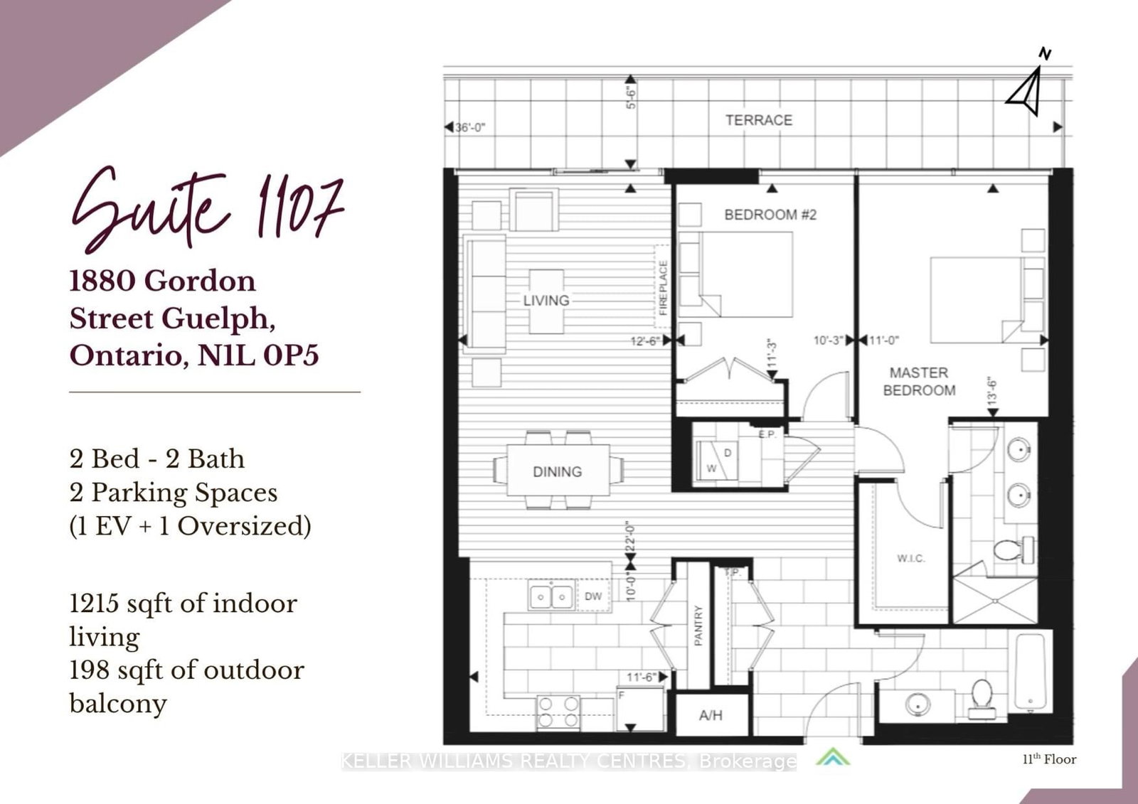 1880 Gordon Street • #1107 • Guelph, ON photo 37