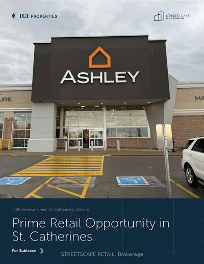 Commercial/Retail for lease at 285 Geneva Street, St. Catharines, Ontario, L2N 2G1 - Fairview - MLS: X13224452