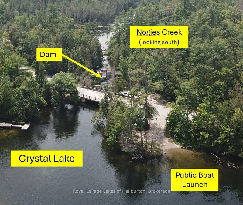 Beside 1456 Crystal Lake Road