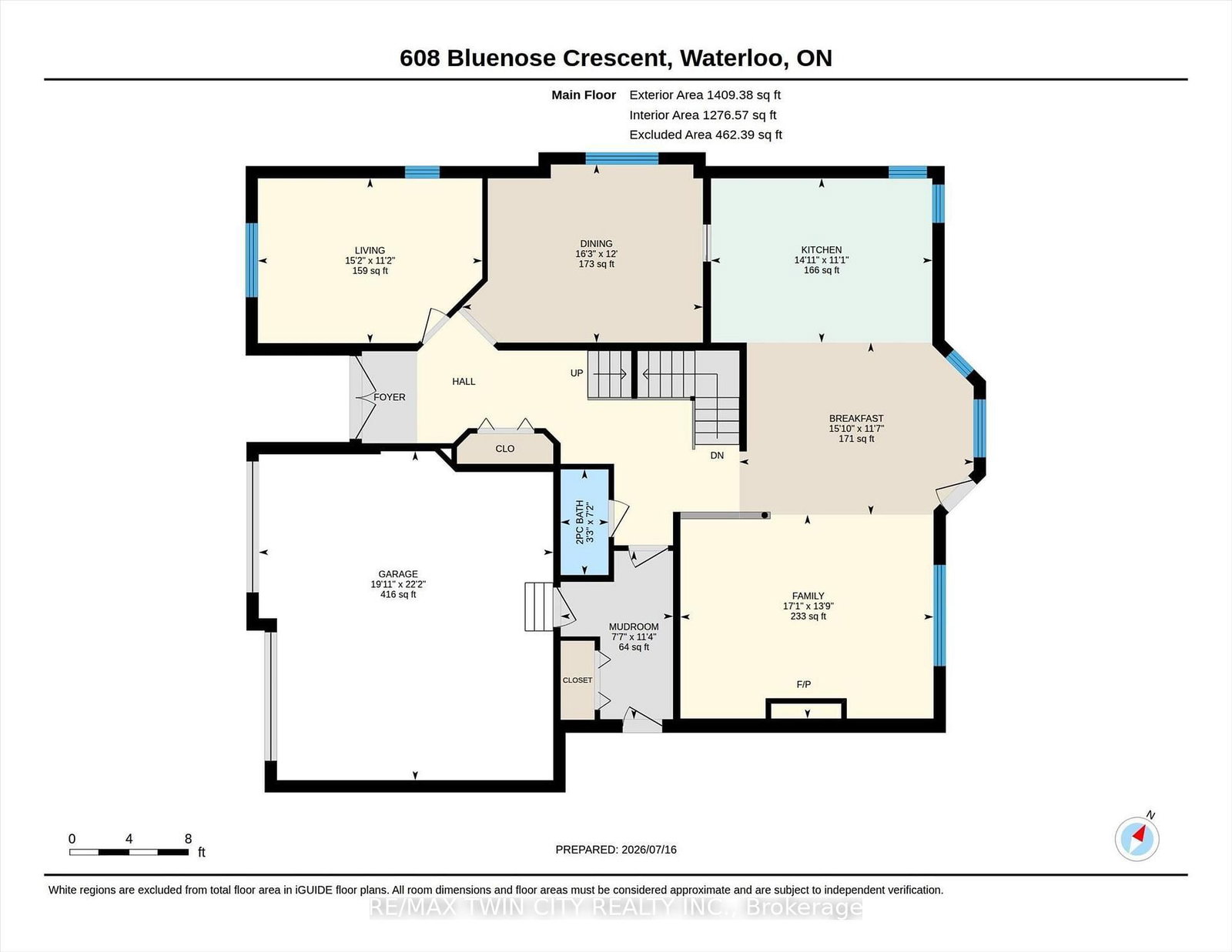 608 Bluenose Crescent • Waterloo, ON photo 37