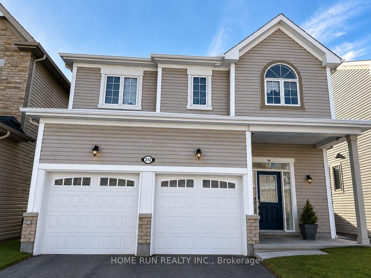 Front view of 312 EVERGLADE Way, Ottawa