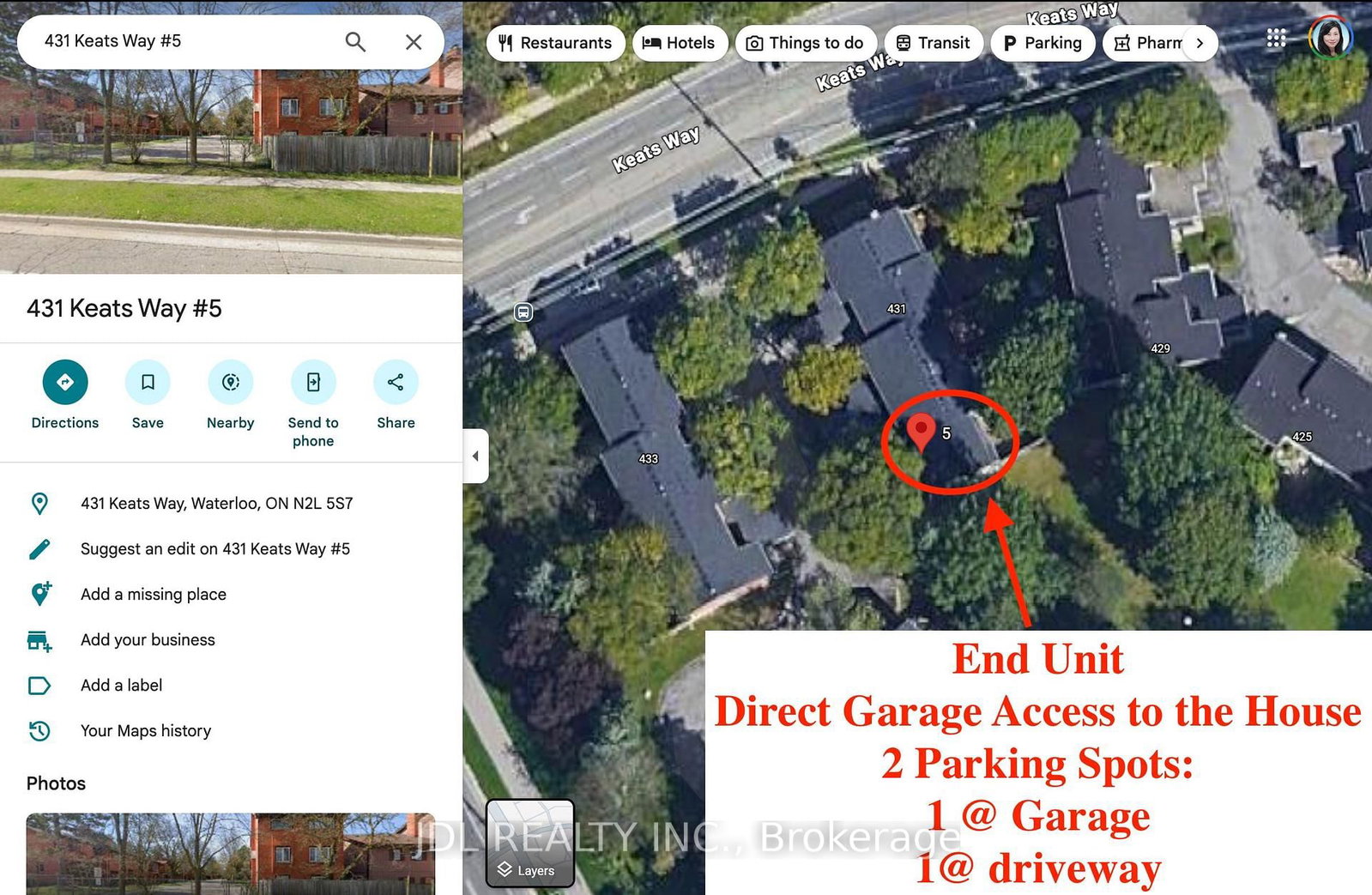 431 Keats Way • #5 • Waterloo, ON photo 1