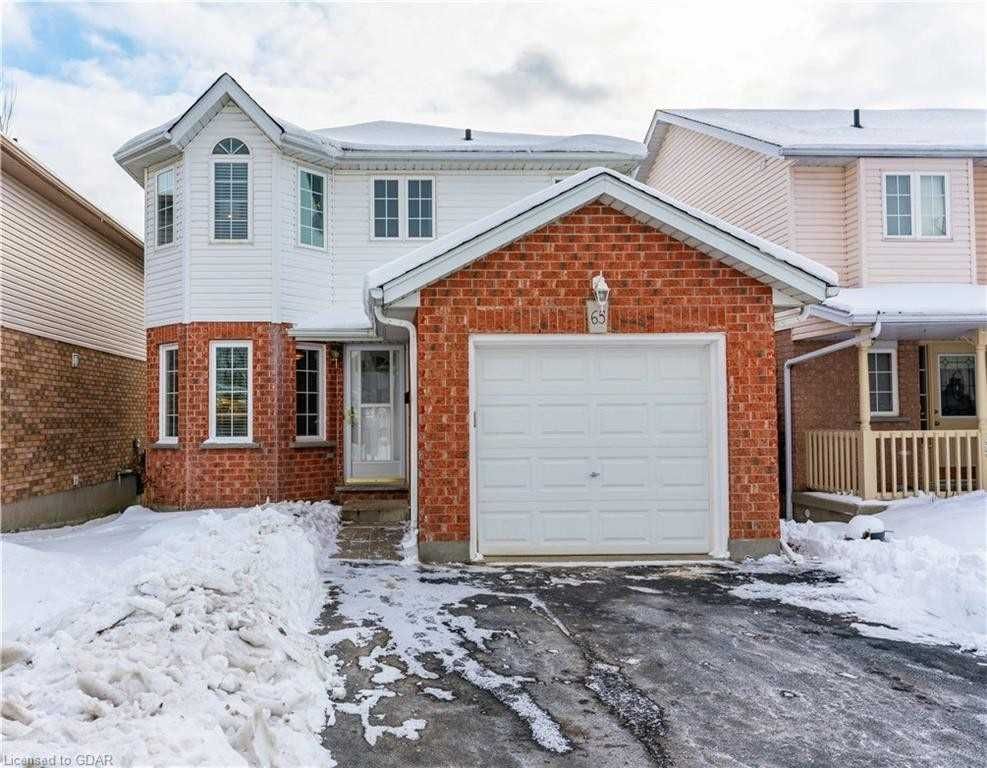 Detached House sold at 65 Boulder Crescent, Guelph, Ontario, N1G 5A2 - Clairfields - MLS: X5894243