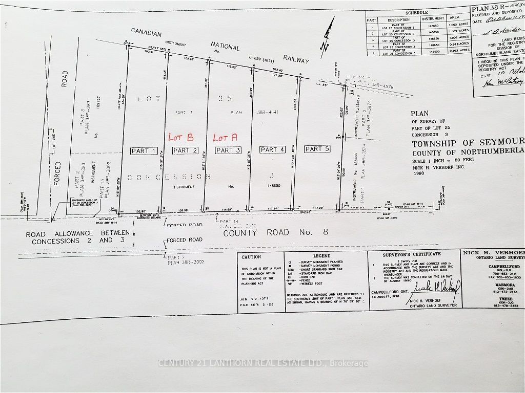 Vacant Land sold at 0A County Rd 8 (Hoards) Road, Trent Hills, Rural Trent Hills, K0K 1L0 - MLS: X8079968