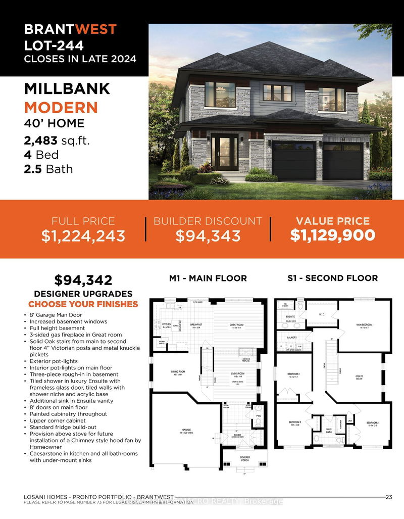 Lot 244 Blackburn Dr  Brantford, N3T 0T3 | Image 2