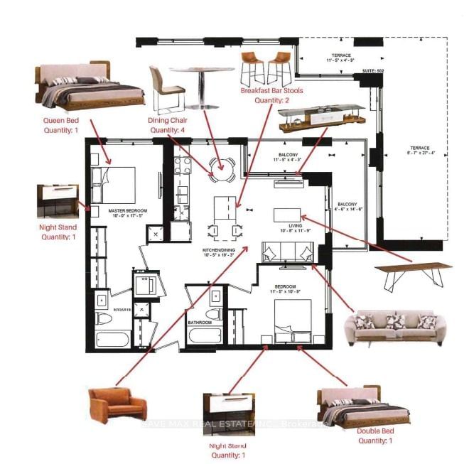home for lease on 902-55 Duke Street W