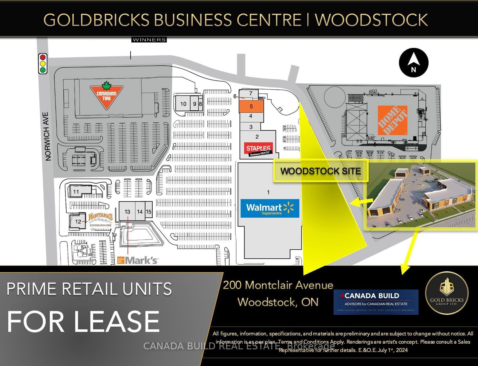 Commercial/Retail for lease at 3-200 Montclair Drive, Woodstock, N4S 9A2 - MLS: X9034296