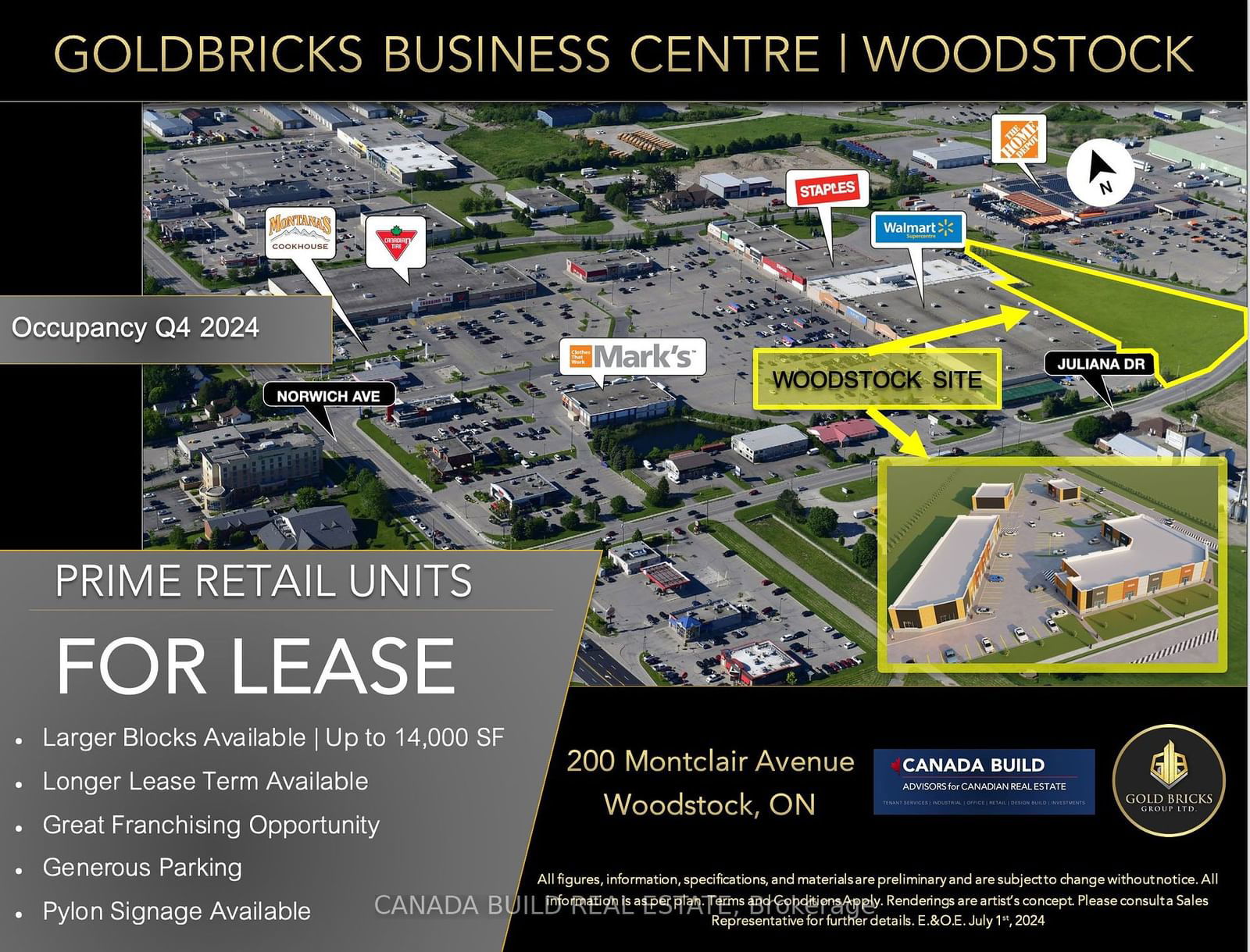 Commercial/Retail for lease at 3-200 Montclair Drive, Woodstock, N4S 9A2 - MLS: X9034296