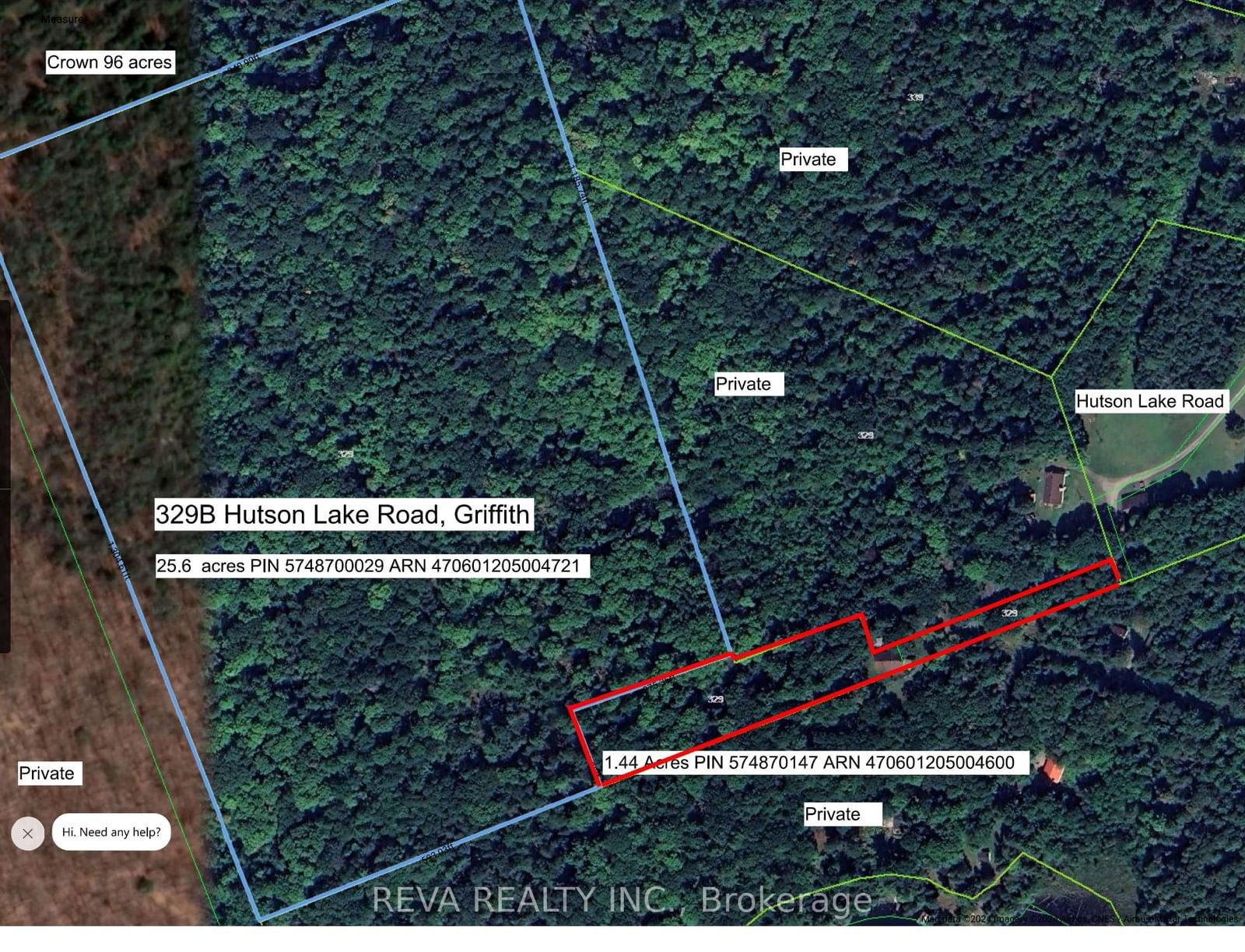 Vacant Land for sale at 329B Hutson Lake Road, Greater Madawaska, 542 - Greater Madawaska, K0J 2R0 - MLS: X9509575