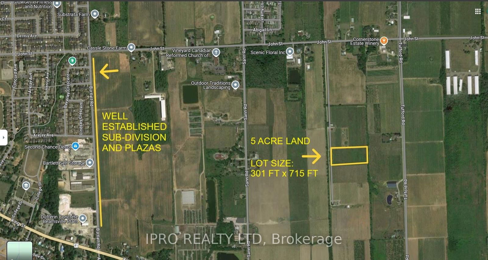 Land for sale at Lot 51 Lane of John Street, Lincoln, 982 - Beamsville, L0R 1B1 - MLS: X9769500