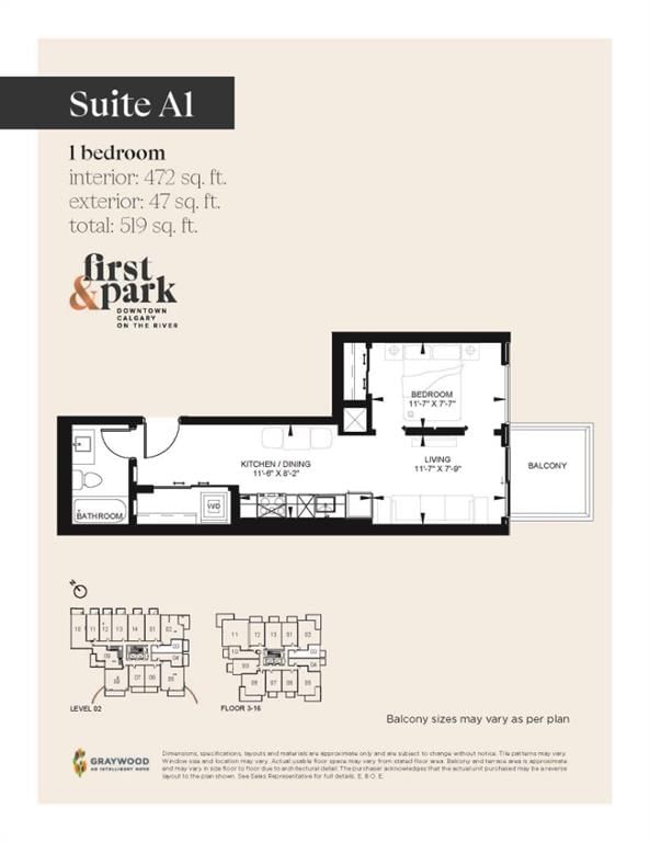 1103 - 730 2 Avenue SW, Calgary, T2P0H3 | Image 3