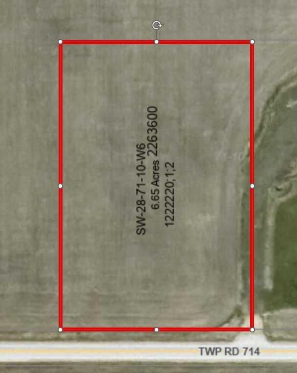 SW-28-71-10-W6 - 6.65 acre parce off