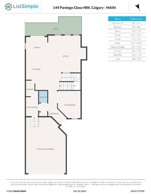144 Pantego Close NW, Panorama Hills — interior photo 7