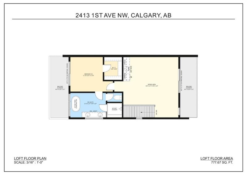 2413 1 Avenue NW, West Hillhurst — interior photo