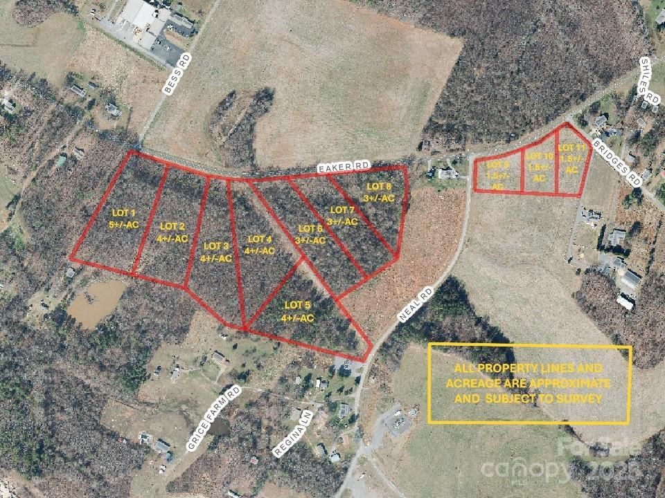 Property at 4.78+/-AC Neal #LOT 5, Bessemer City, NC 28016