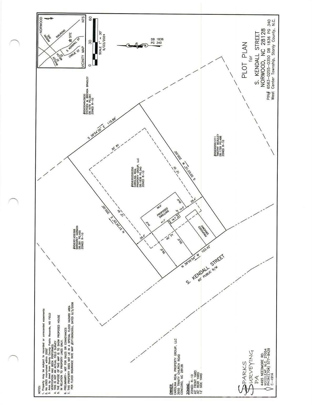 Property at 287 Kendall, Norwood, NC 28128