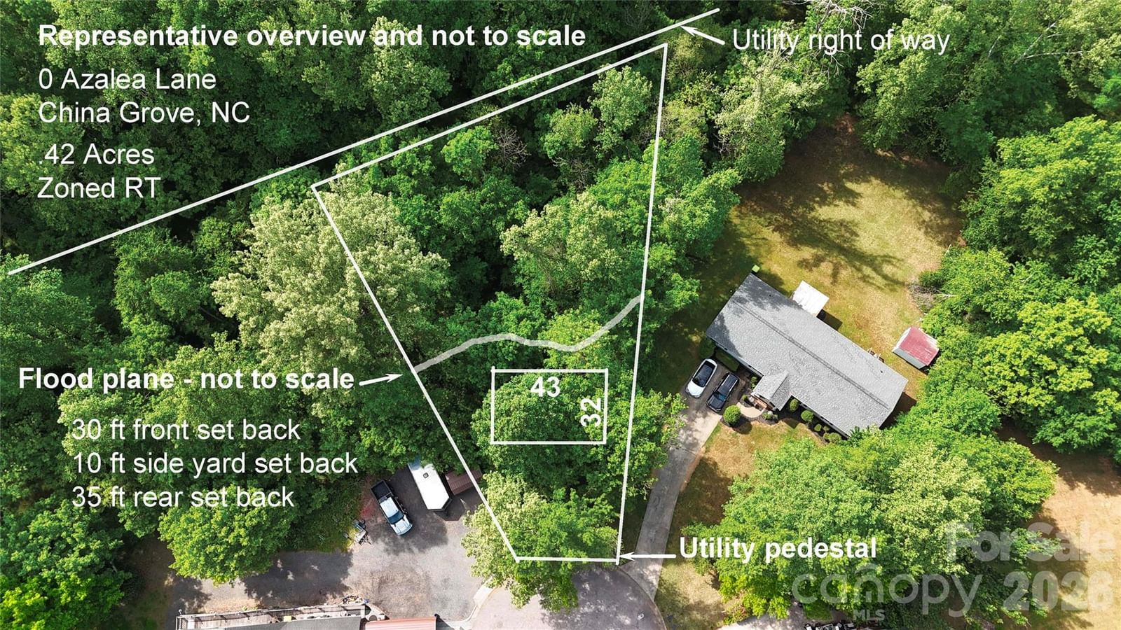 Property at 0 Azalea, China Grove, NC 28023
