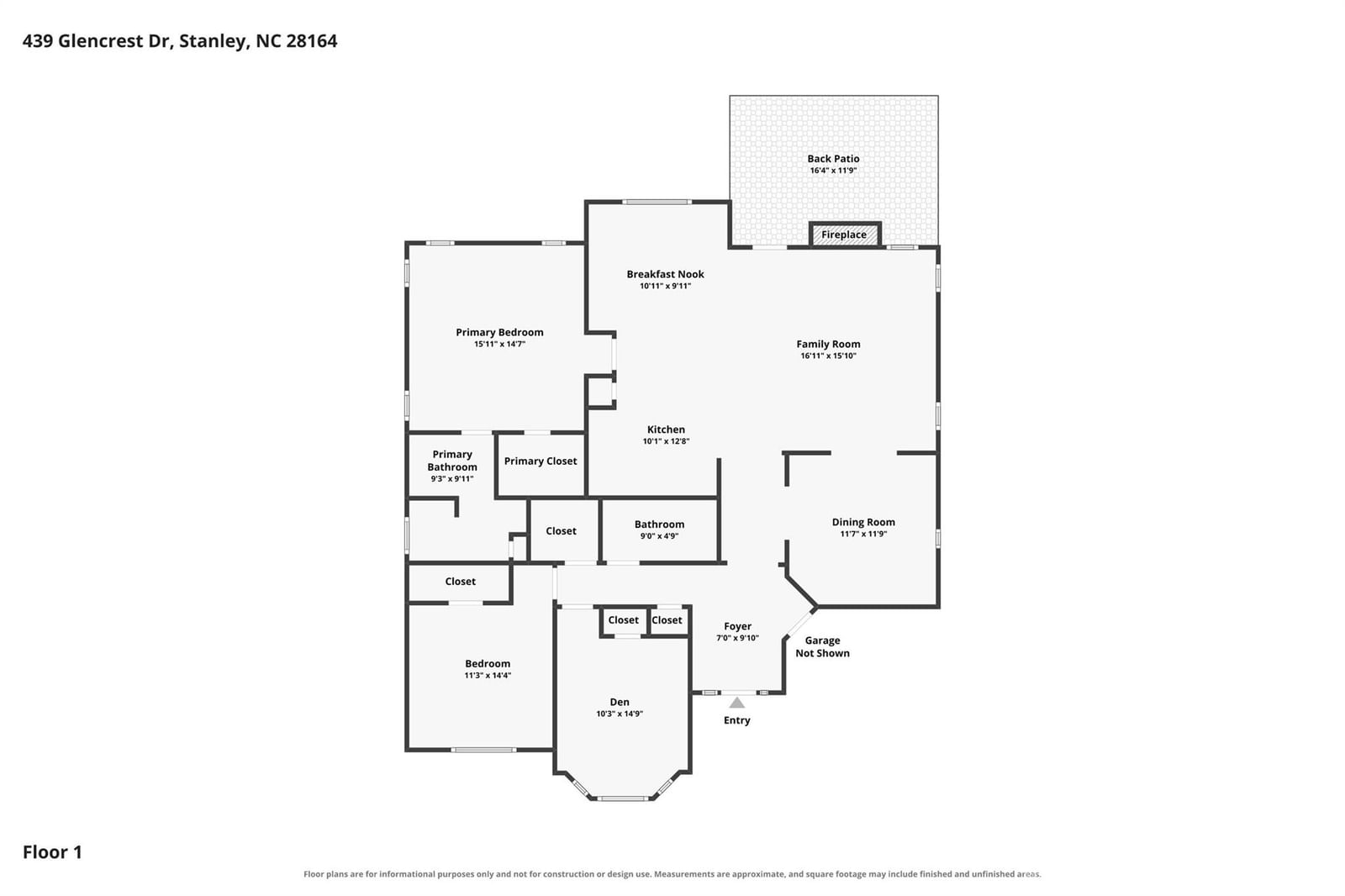 439 Glencrest Drive, Stanley, NC 28164 - Photo 4