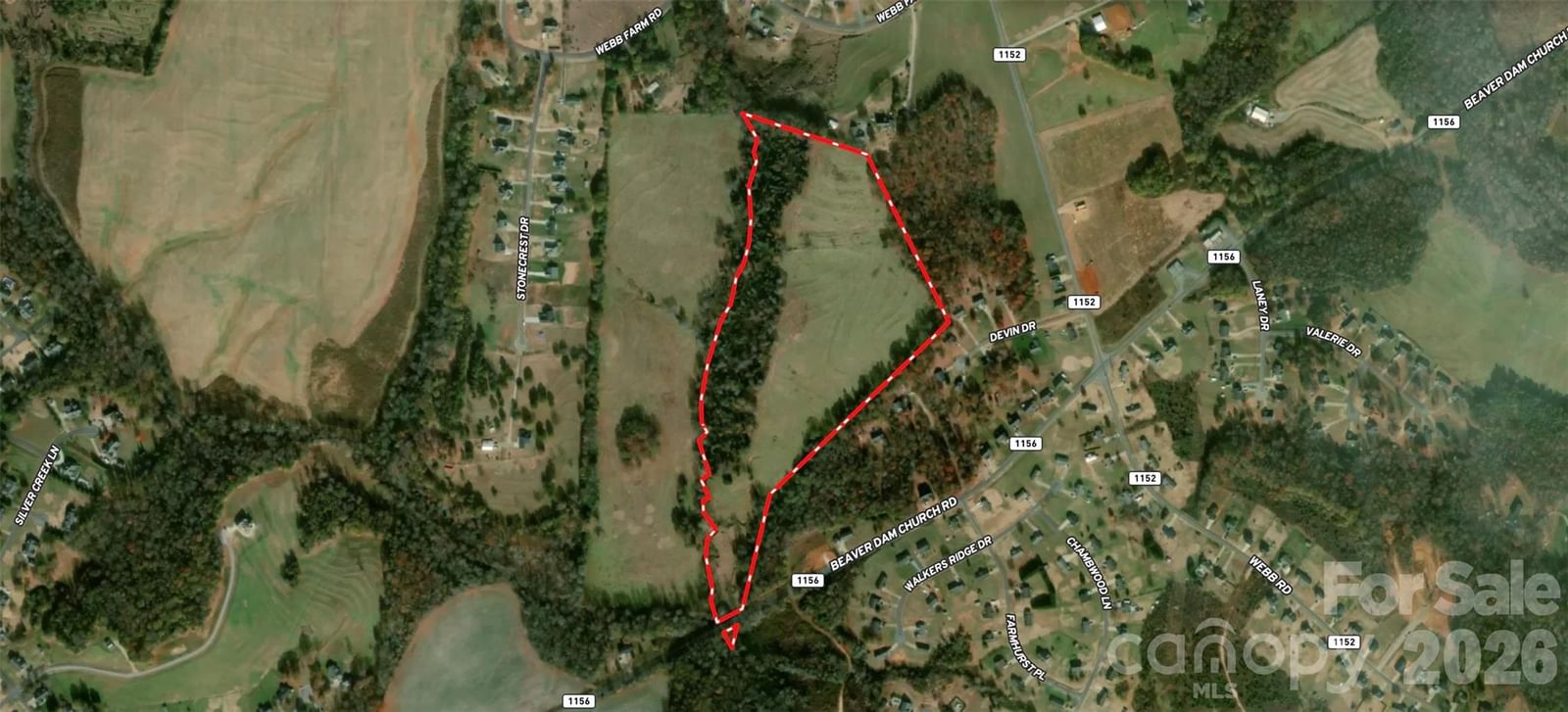 Property at 34.94+/- Acres Beaver Dam Church Road, Shelby, NC 28152