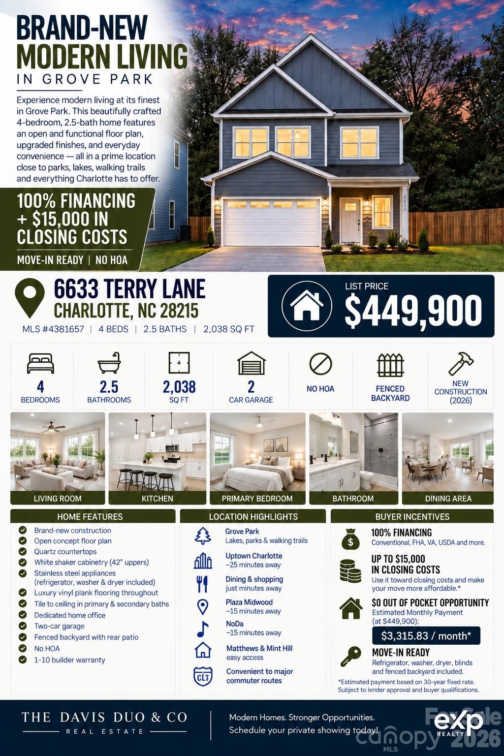 6633 Terry Lane, Charlotte, NC 28215 - Photo 2