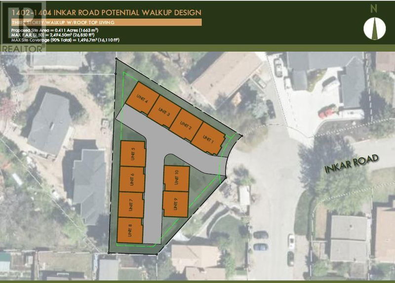 1402 / 1404 Inkar Road Lot# 1 & 2, Kelowna, British Columbia (MLS 10321946)