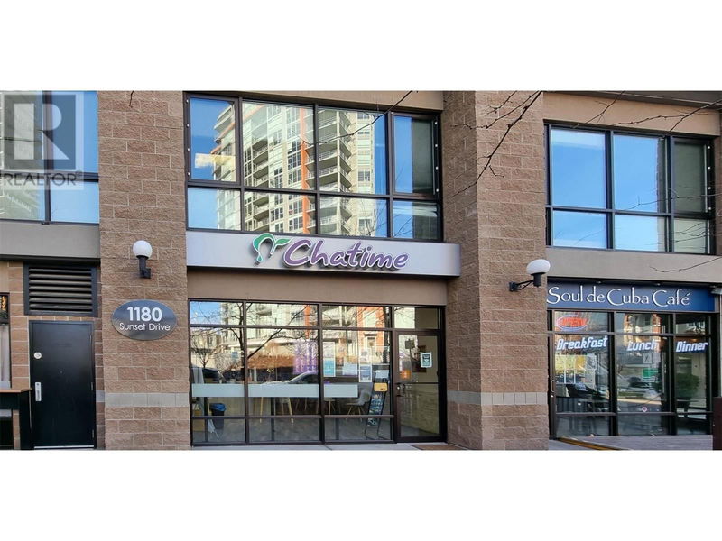 Image #1 of Restaurant for Sale at 1180 Sunset Drive Unit# 102, Kelowna, British Columbia