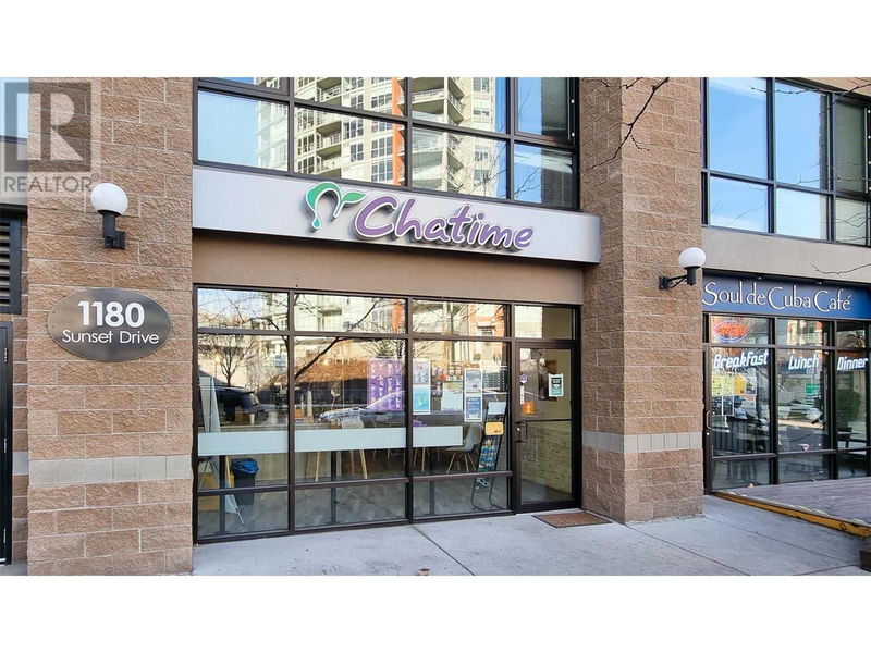 Image #1 of Restaurant for Sale at 1180 Sunset Drive Unit# 102, Kelowna, British Columbia