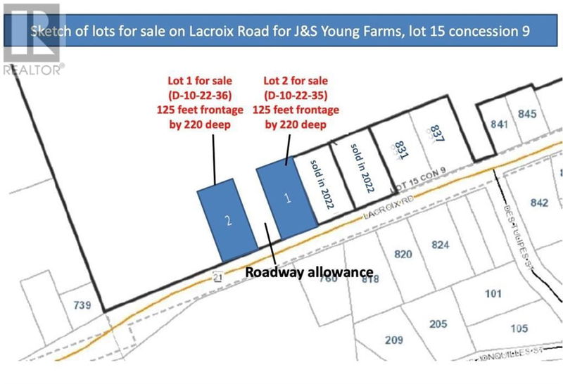 LOT 2 LACROIX Road  Hammond, K0A2A0 | Image 1