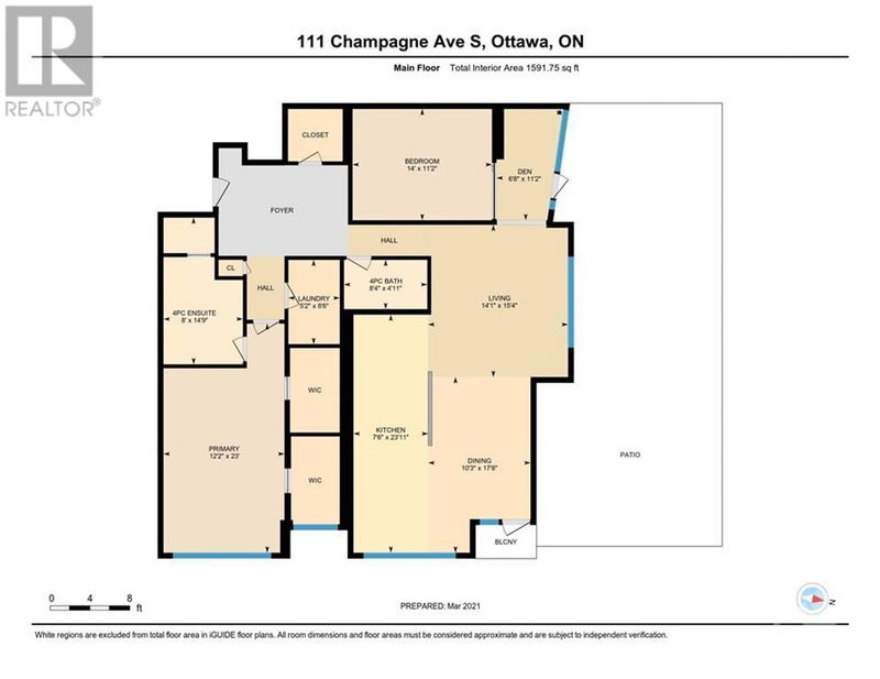  207 - 111 CHAMPAGNE Avenue  Ottawa, K1S5V3 | Image 30