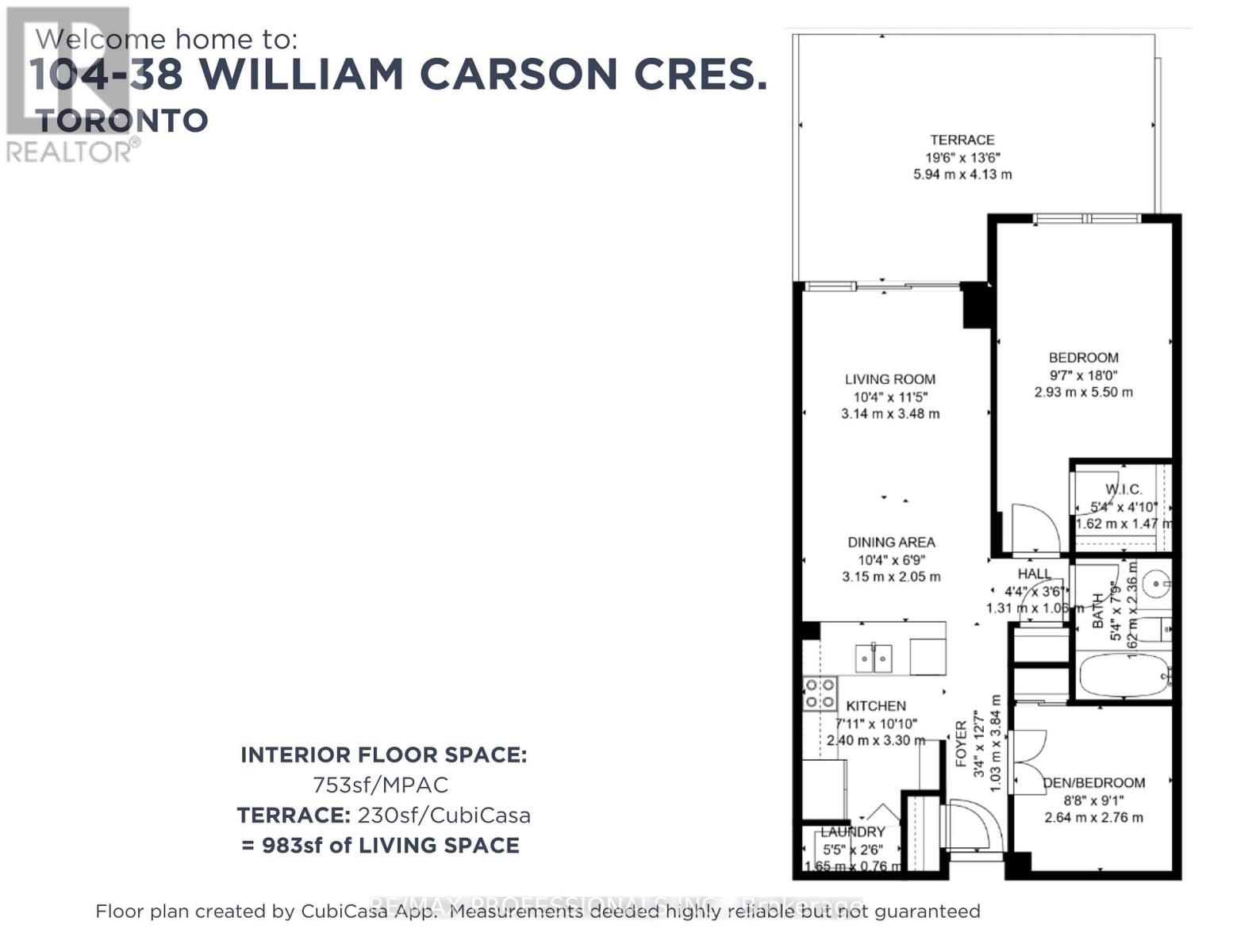 104 - 38 WILLIAM CARSON CRESCENT Image 5