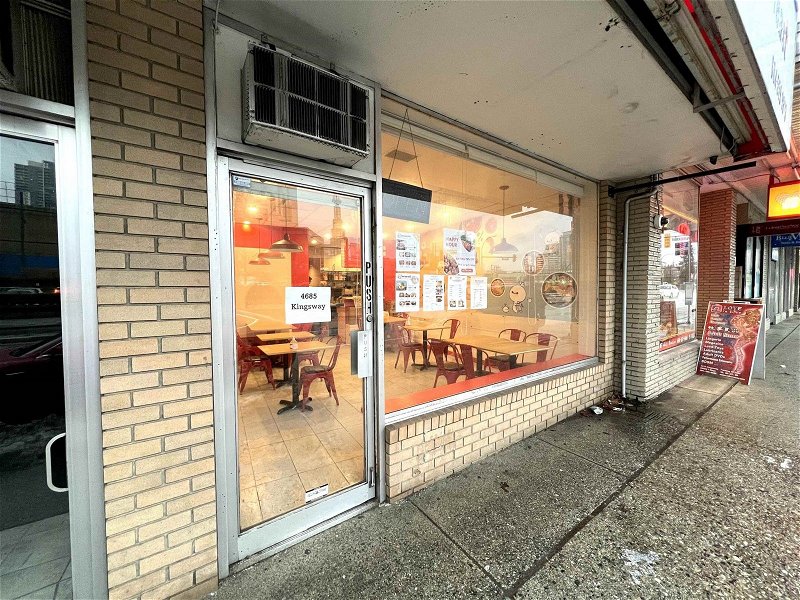 Image #1 of Restaurant for Sale at 4685 Kingsway, Burnaby, British Columbia