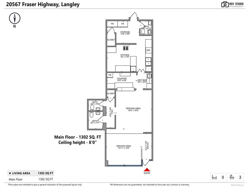 Image #1 of Restaurant for Sale at 101 20567 Fraser Highway, Langley, British Columbia