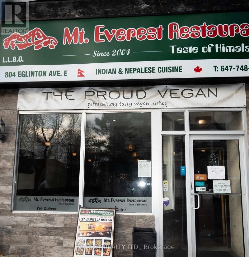Image #1 of Restaurant for Sale at 804 Eglinton Ave E, Toronto, Ontario