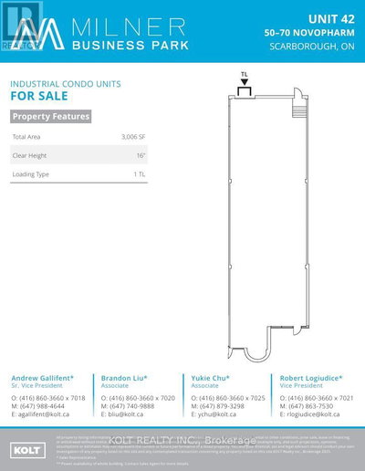 Image #1 of Commercial for Sale at Novopharm, Toronto , Ontario