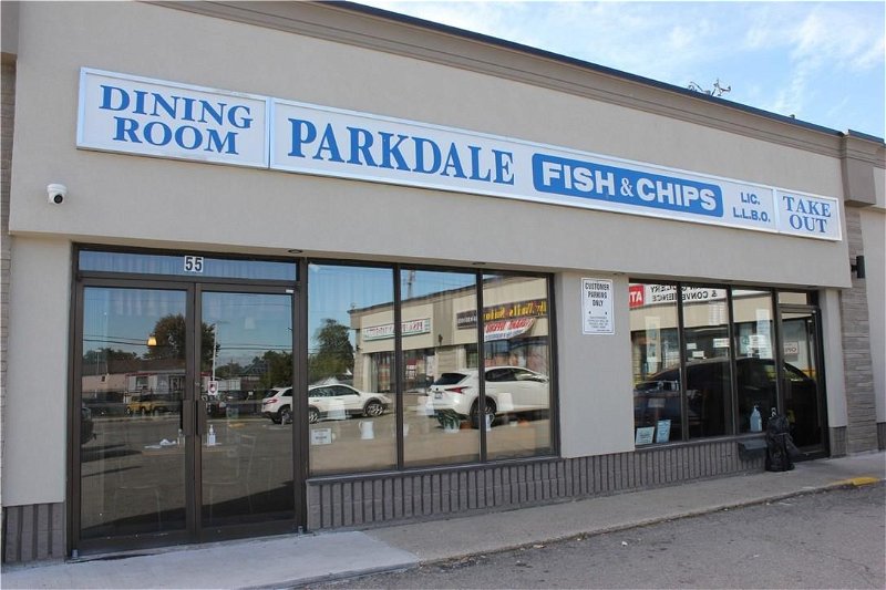 Image #1 of Restaurant for Sale at 55 Parkdale Avenue N|unit #1, Hamilton, Ontario