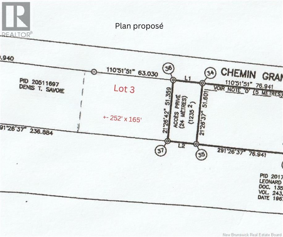 4000 mc Chemin Grand Ruisseau, Pigeon Hill, New Brunswick E8T 1V7
