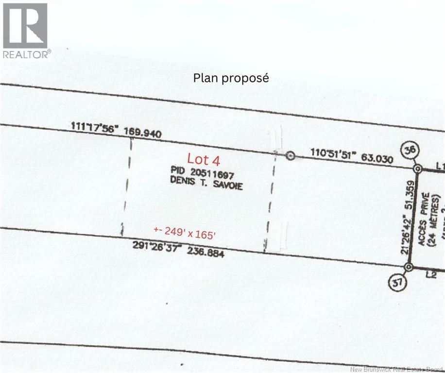 4000 mc Chemin Grand Ruisseau, Pigeon Hill, New Brunswick E8T 2V7