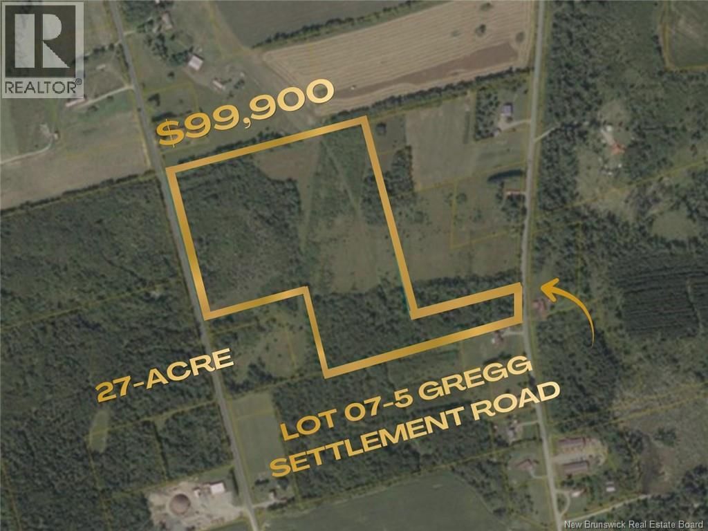 07-5 Gregg Settlement Road, Centreville, New Brunswick E7K 2N8
