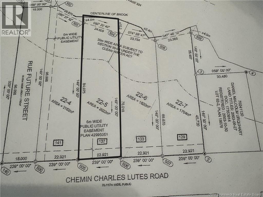 137 Charles Lutes Road, Moncton, New Brunswick E1G 2P8