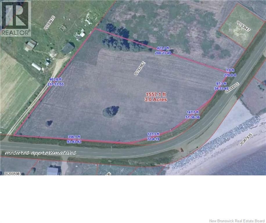 3 acres Chiasson Office, Chiasson Office, New Brunswick E8S 2X1