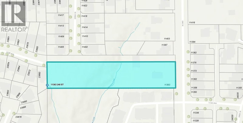 11363 240 Street Maple Ridge British Columbia, V2W 1A3 - Vacant Land For Sale