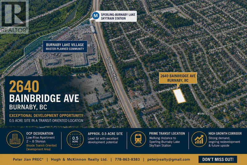 2640 BAINBRIDGE Avenue Burnaby British Columbia, V5A 2S6 - 4 Bedrooms Home For Sale