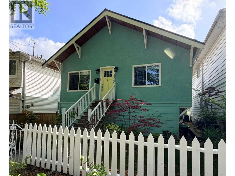 4322 WELWYN Street Vancouver British Columbia, V5N 3Z4 - 4 Bedrooms Home For Sale
