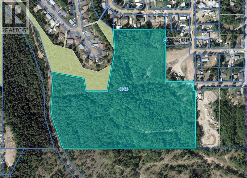 5433 ERICKSON Street Prince George British Columbia, V2K 4H7 - Vacant Land For Sale